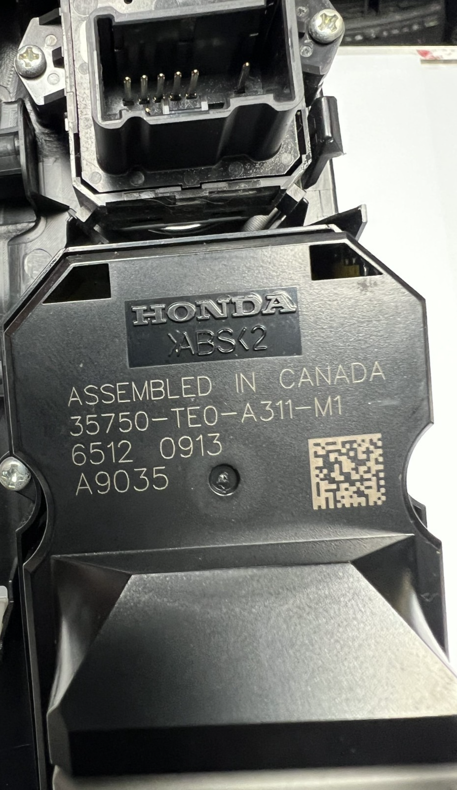 08-12 Honda Accord Coupe 2D EX EX-L Driver Master Window Lock Switch OEM Black