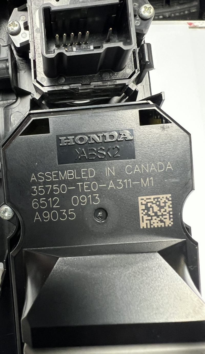 08-12 Honda Accord Coupe 2D EX EX-L Driver Master Window Lock Switch OEM Black