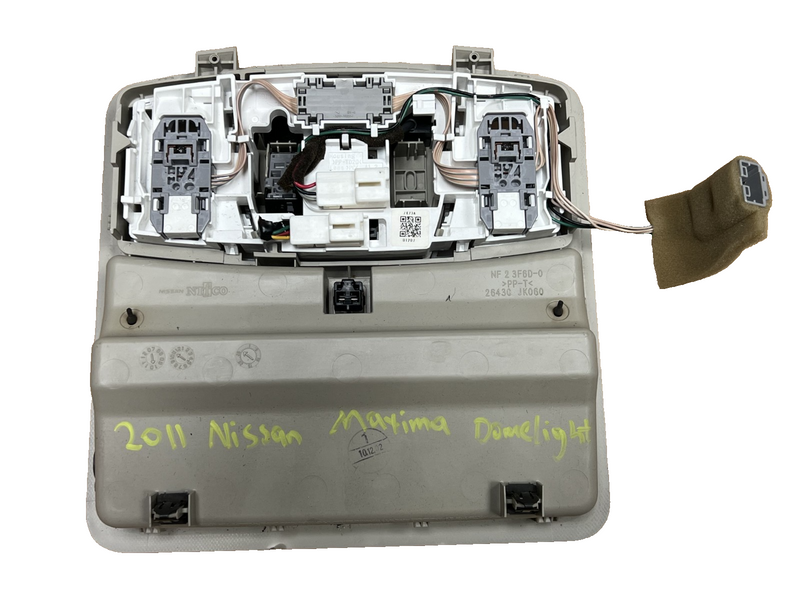2009-2014 Nissan Maxima Overhead Dome Light Lamp with Sunroof Switch 26430 JK060