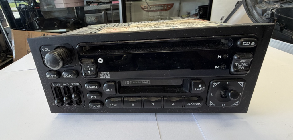 1997-2000 Chrysler Town & Country AM FM Radio Cassette Player 04704331 by Chrysler