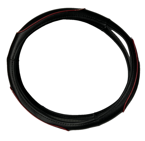 Steering Wheel Cover Black Red for Steering Wheel Protection