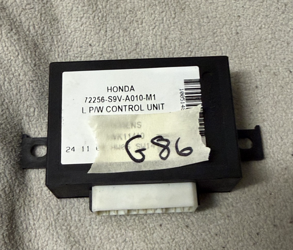 03-08 Honda Pilot Window Control Module LH 72256 S9V A010 M1