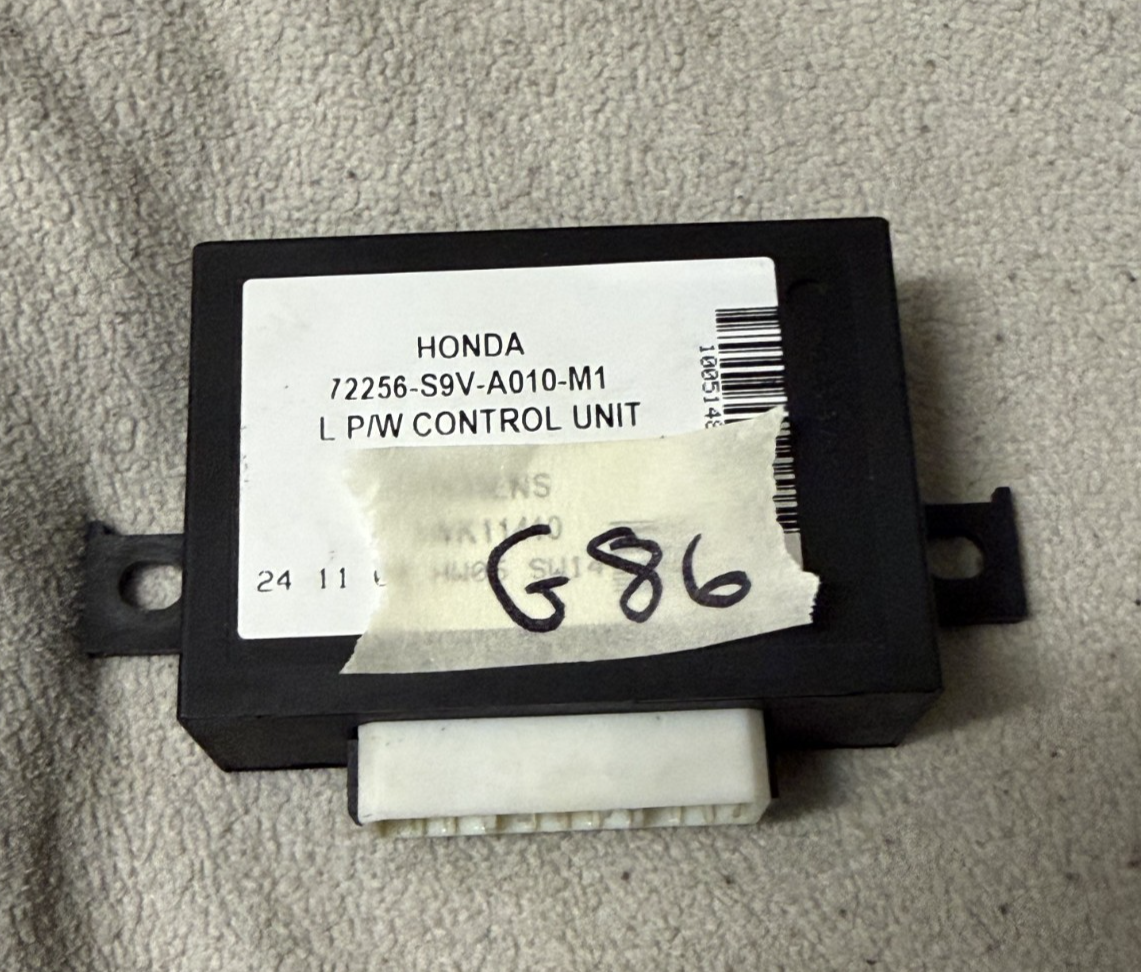 03-08 Honda Pilot Window Control Module LH 72256 S9V A010 M1