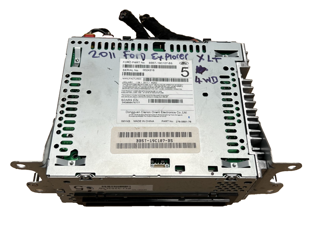 2011-2015 Ford Explorer AM FM Radio CD Player Receiver OEM BB5T 19C107 BS