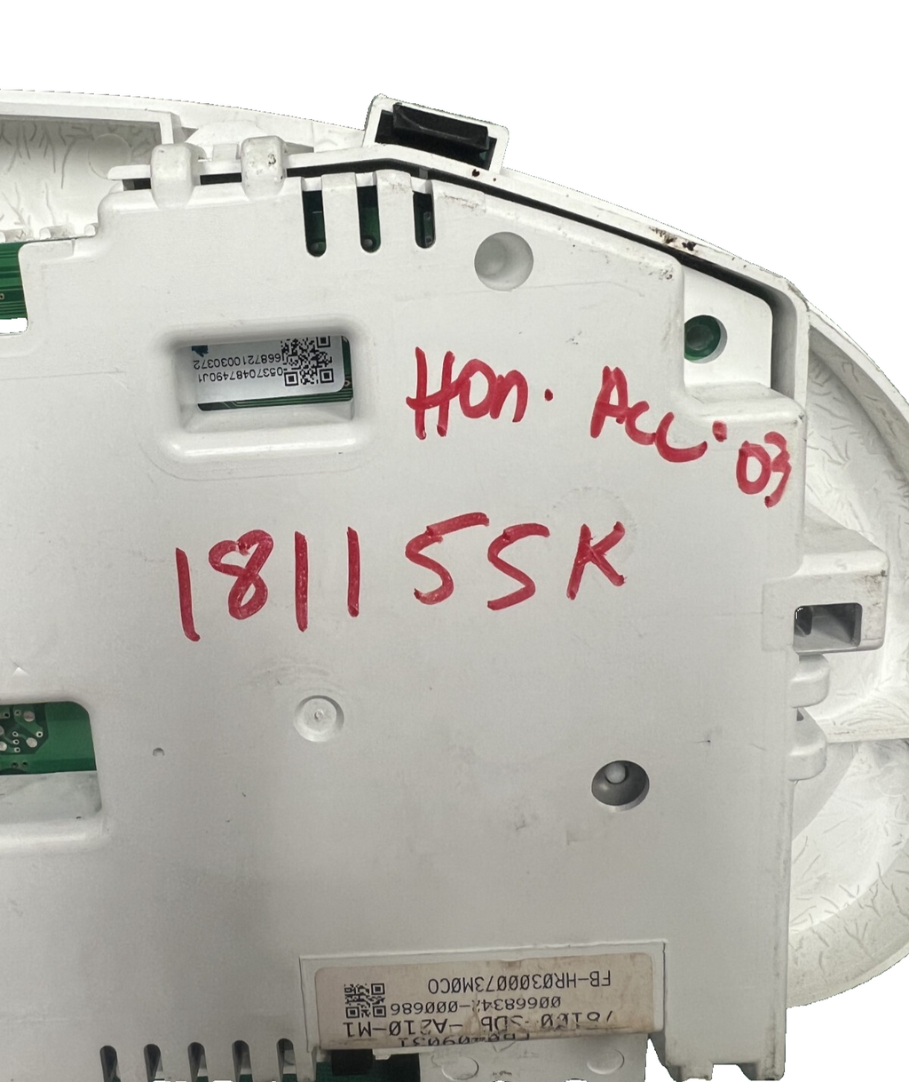 03 2003 Honda Accord Speedometer Instrument Cluster OEM 78100 SDB A210 M1