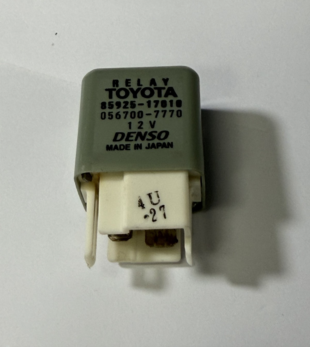 1998-2002 Toyota Corolla Radiator Fan Relay 12V 85925 17010, 056700-7770