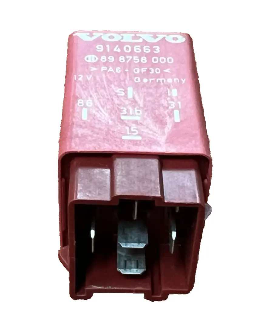 Volvo Intermittent Windshield Wiper Relay 12V 9140663, 89 8758 000 by Volvo