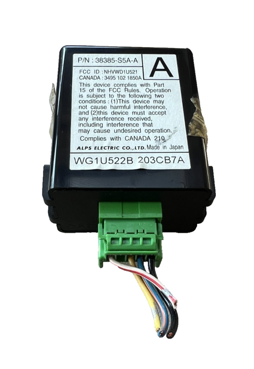 Keyless Entry Receiver Module 38385S5AA, WG1U522B, 203CB7A for 01-05 Honda Civic
