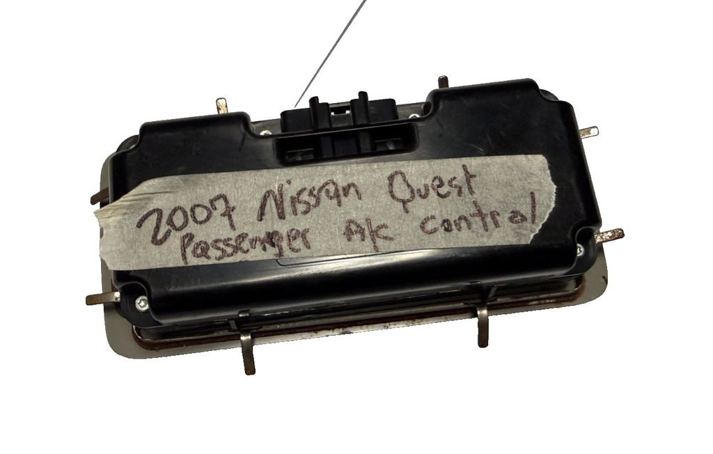 07 2007 Nissan Quest Rear Passenger AC Heater Temperature Climate Control by Nissan