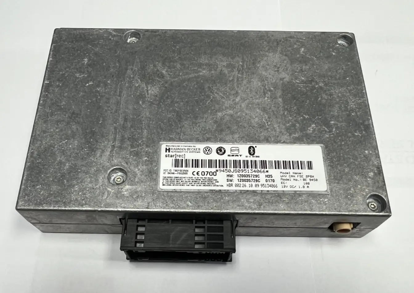 2008-2016 Volkswagen CC Chassis Control Bluetooth Module BE 9450 Silver by Harman Becker
