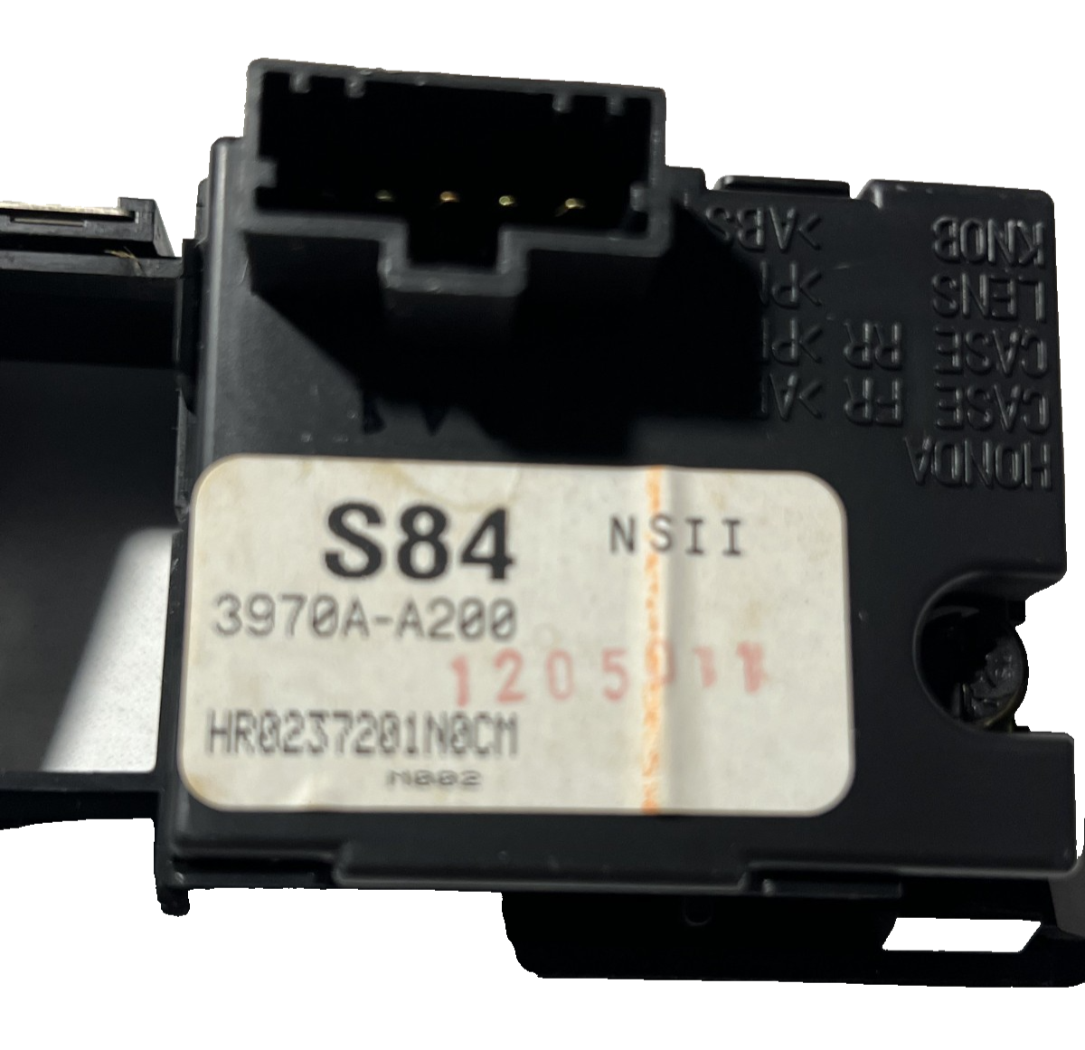 Dash Center Digital Clock 3970A A200 fits 2001-2002 Honda Accord Black