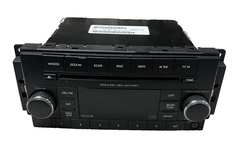 2012 2013 2014 Jeep Wrangler AM FM CD Disc Player Radio Receiver 05091164AB