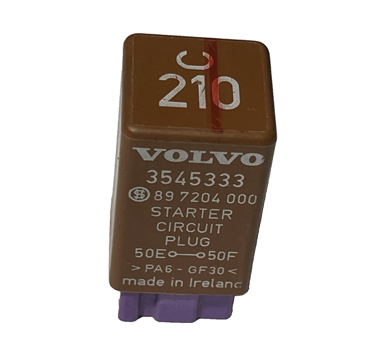 1993-1997 Volvo 850 Starter Circuit Plug Module OEM 3545333, 89 7204 000