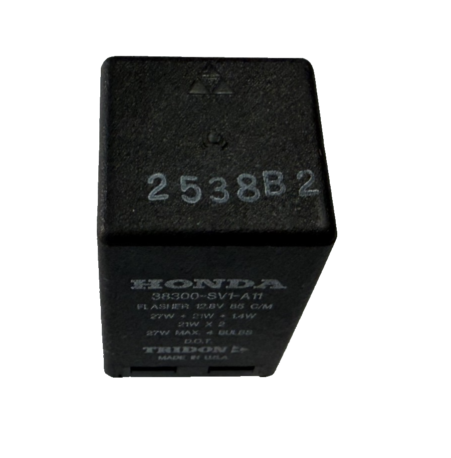 96 97 98 99 00 Honda Civic Flasher Hazard Control Relay 12.8V 38300SV1A11 Black by Honda