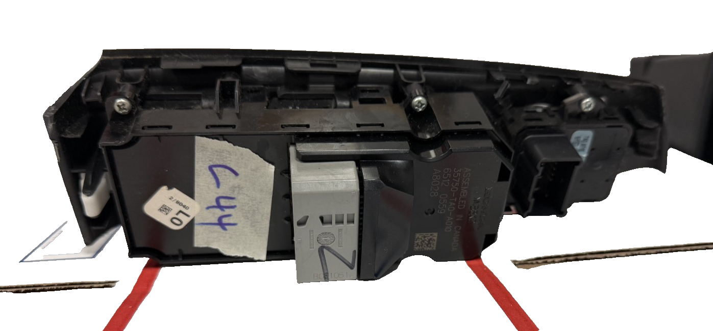 2008-2012 Honda Accord Sedan Power Window Switch Left LH 35750 TA0 A010