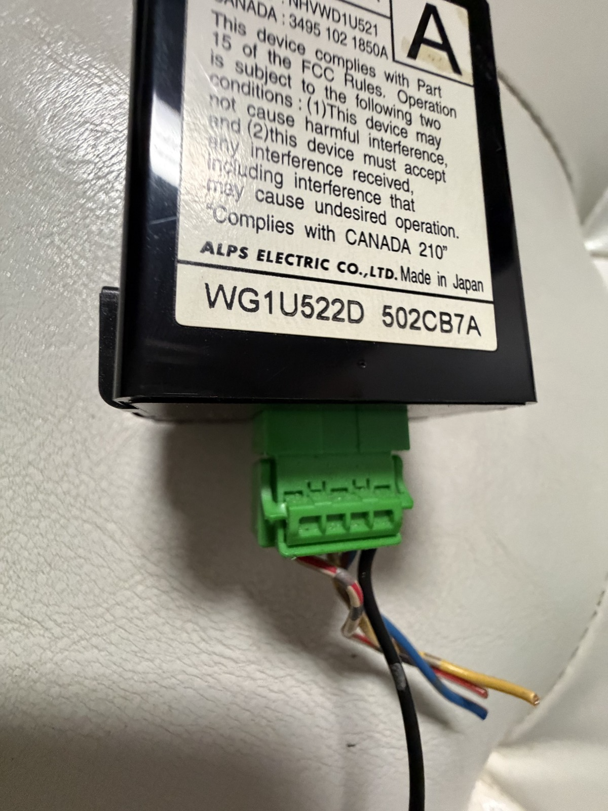 01 02 03 04 05 Honda Civic Keyless Entry Receiver Module 38385 S5A A 502CB7A