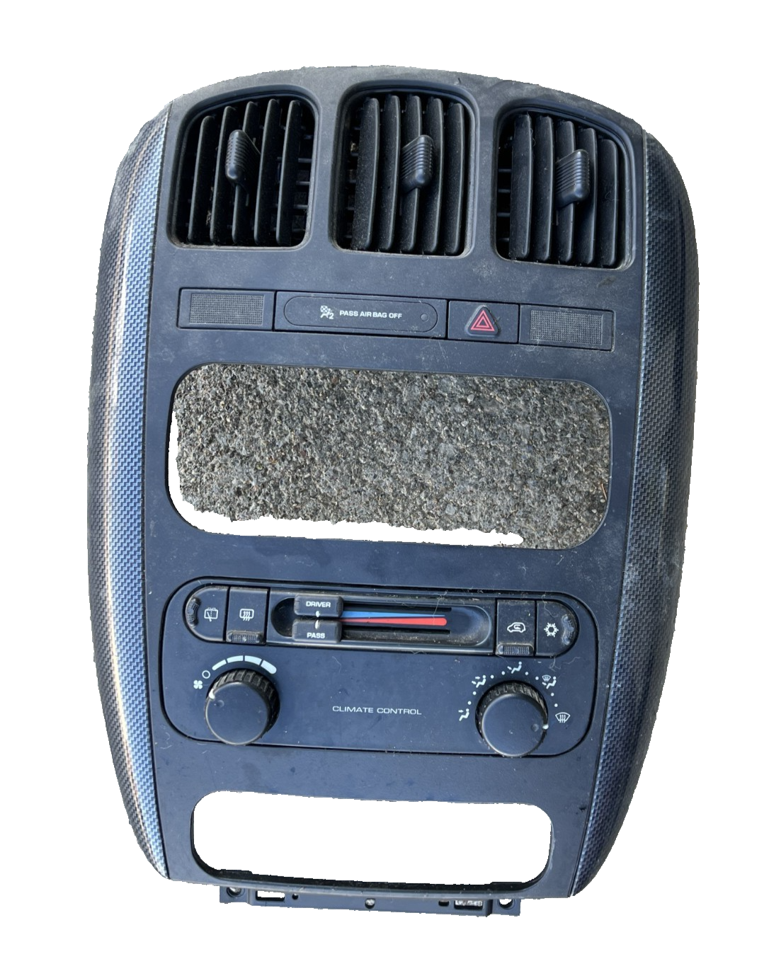 2004-2007 Chrysler Town & Country Climate Control Module with Bezel 05134626AC