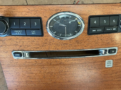 2006-2007 Infiniti M35 M45 Radio Audio Control Panel 68260 EH100, 25391 EH000