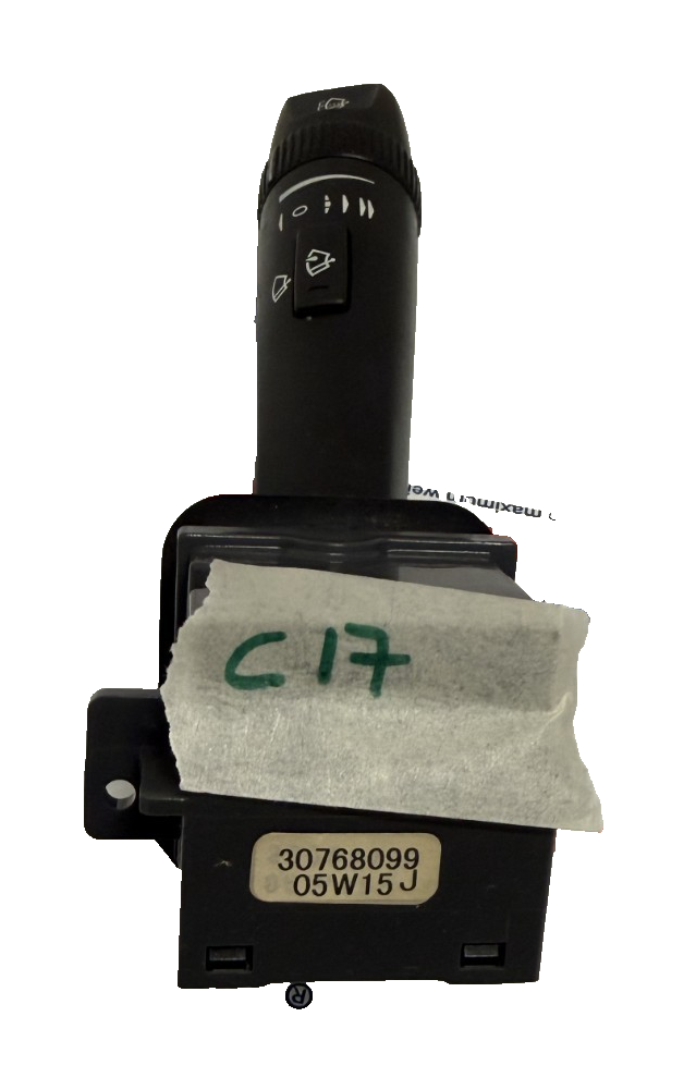 2005-2006 Volvo S60 S80 Windshield Wiper Switch 30768099, 05W15J Black