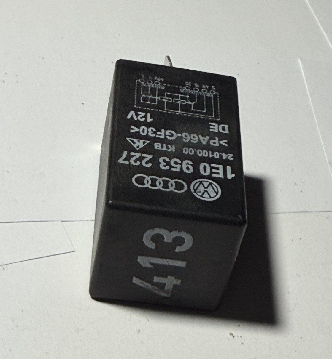 1998 1999 2000 2001 Audi Volkswagen VW Seat Skoda Flasher Relay 4131E0953227