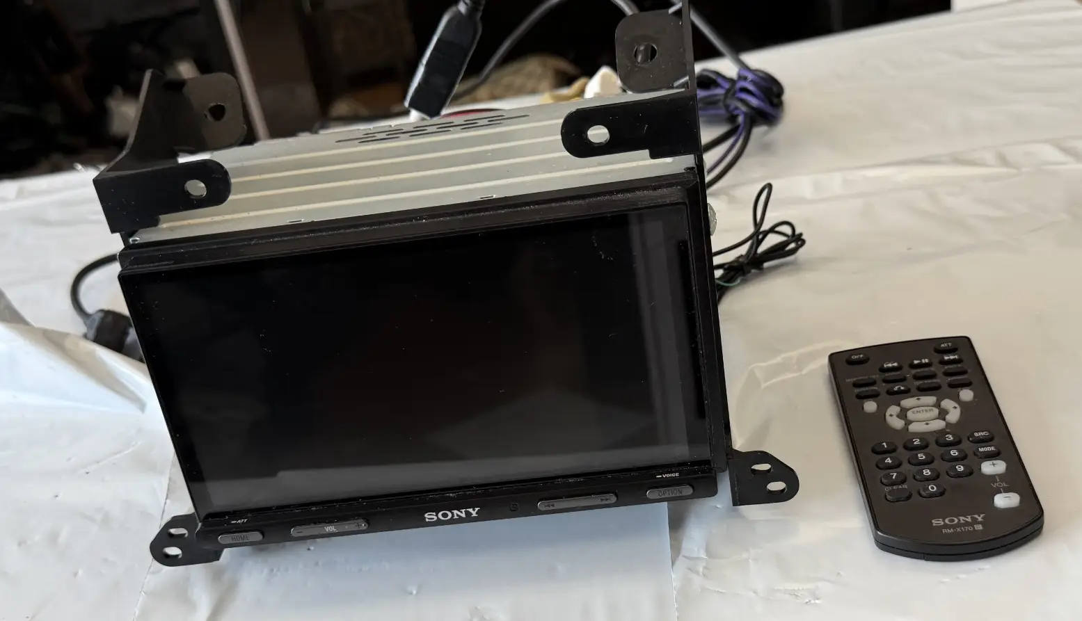 Sony AV Receiver Bluetooth Audio Apple Android Carplay XAV-AX5600 by Sony