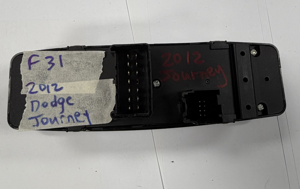 12 2012 Dodge Journey Door Master Power Window Switch Front Left LH Black