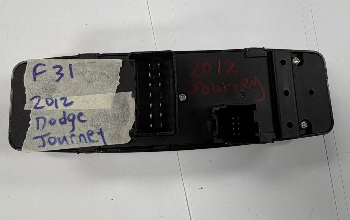 12 2012 Dodge Journey Door Master Power Window Switch Front Left LH Black