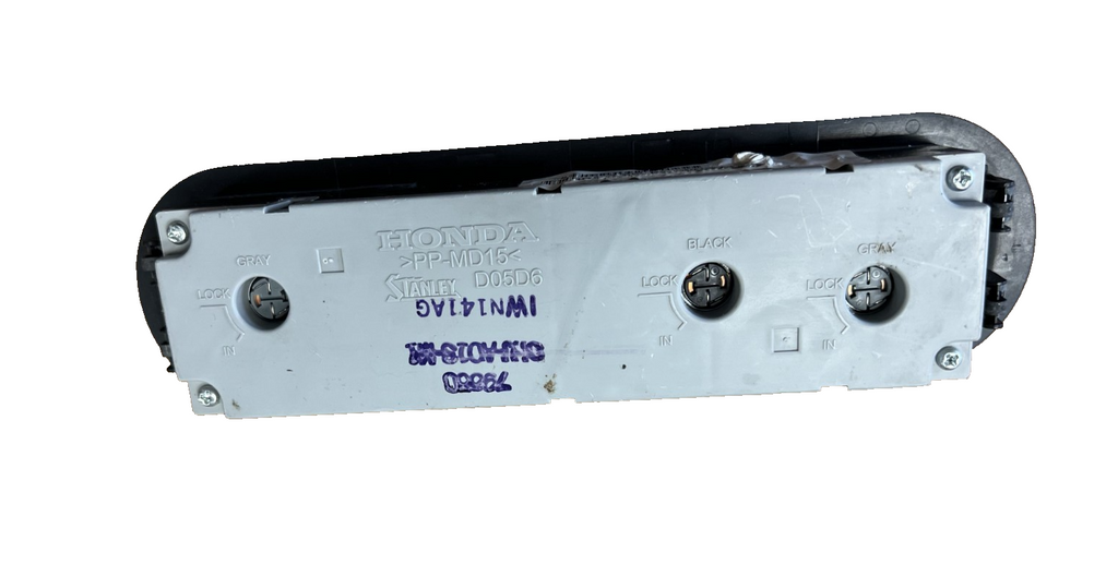 2005-2010 Honda Odyssey Rear AC Heater Temperature Climate Control Panel OEM