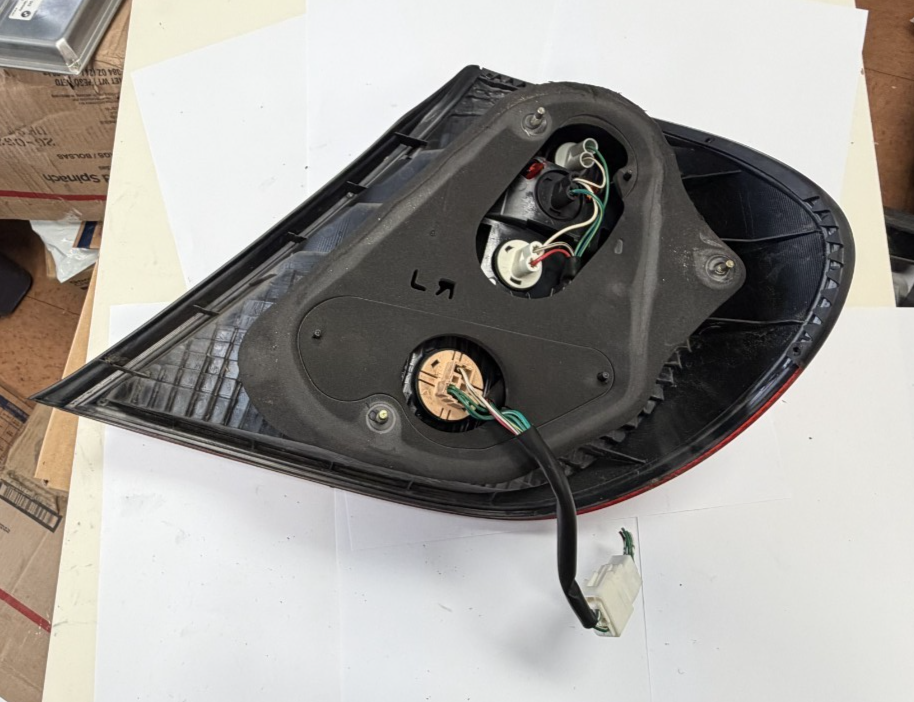 2002 2003 2004 Toyota Camry Rear Driver Left LH Tail Light Taillight Red by Toyota