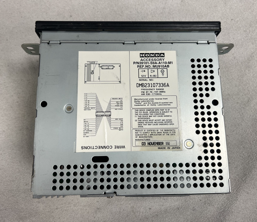 AM FM Radio CD Player Receiver 39101 S9A A110 M1 fits 2002 2003 2004 Honda CRV