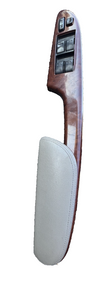 04-10 Toyota Sienna Front Left Side Door Armrest with Master Switch Woodgrain