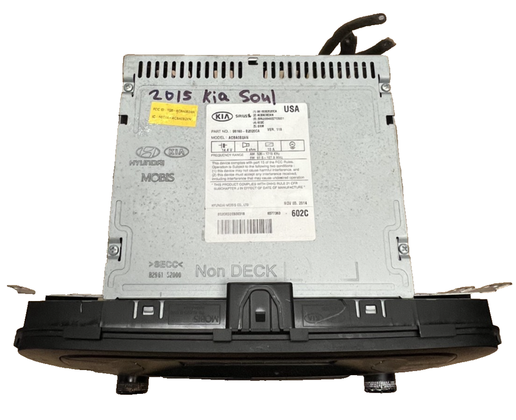 2014 2015 2016 Kia Soul AM FM CD Player Radio Receiver OEM 96160 B2020CA