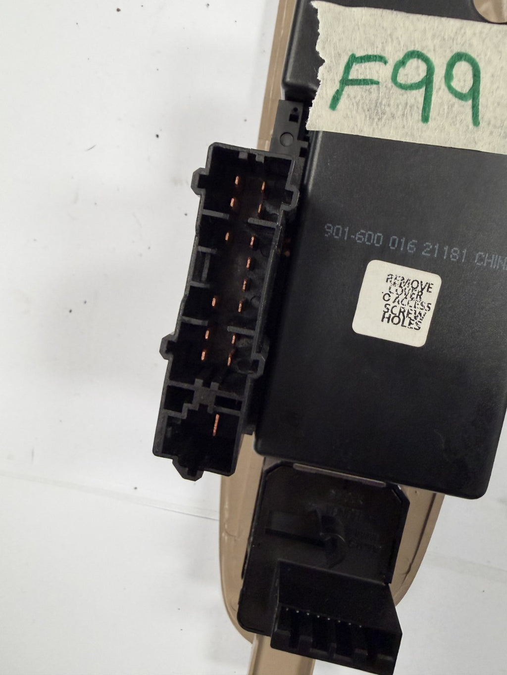 97 1997 Honda Accord Power Window Control Switch Left LH Driver Side Tan