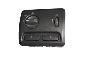 2001 Volvo V70 Headlight Light Control Switch 9441232 M6L07600105 Black