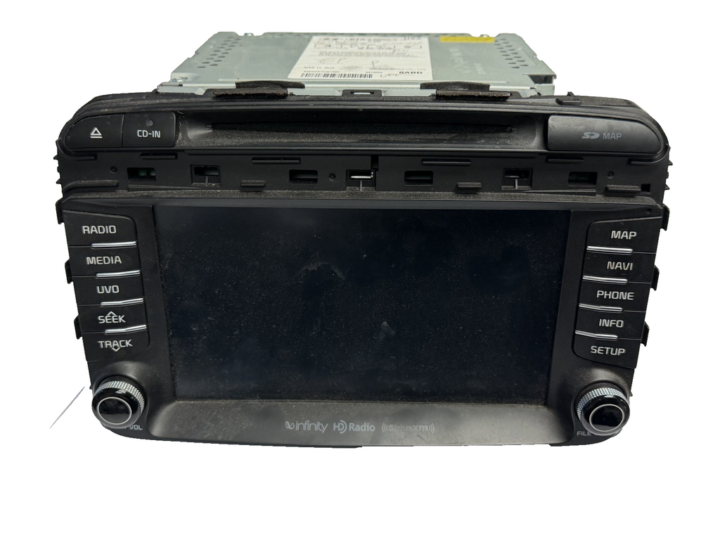 16 17 18 Kia Sorento AM FM CD Navigation Radio Player Display Screen 96560 C6001