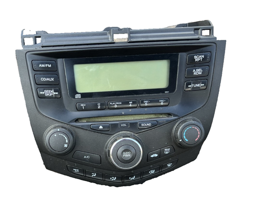 03 04 05 06 07 Honda Accord AM FM Radio CD Player 39050 SDA A020 M1 Black