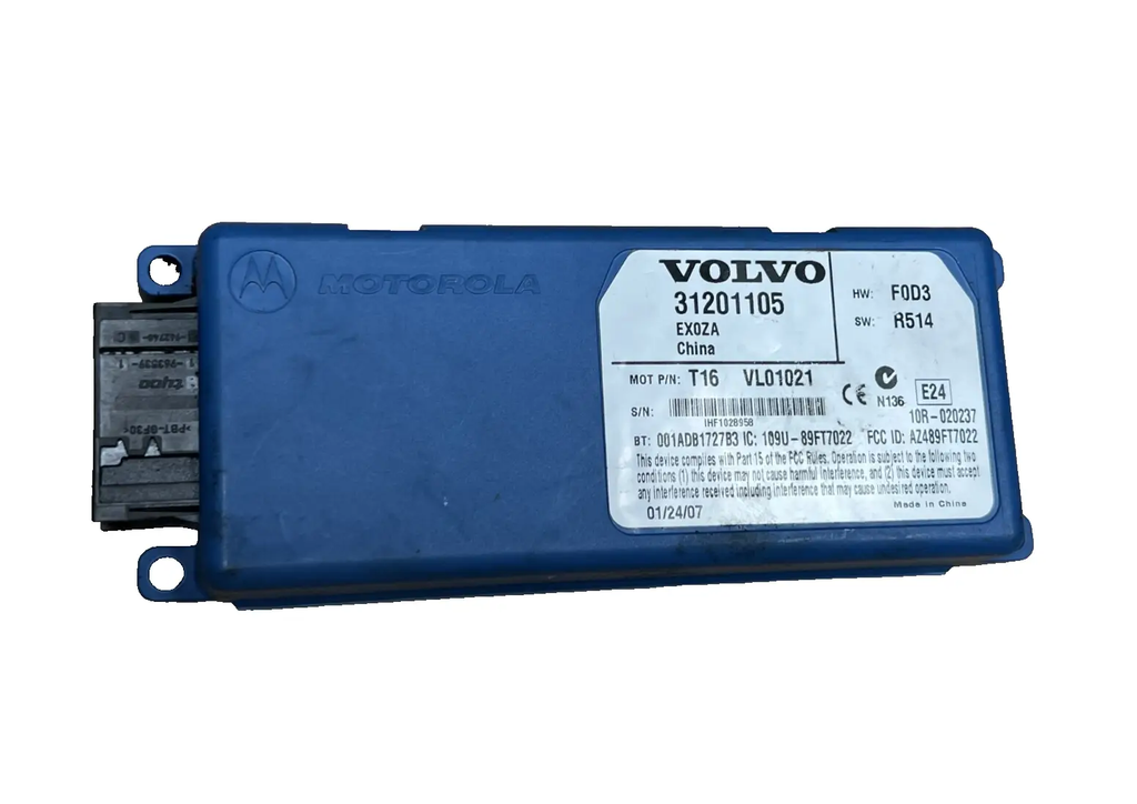 2007-2014 Volvo XC90 3.2L Bluetooth Module OEM 31201105, T16 VL01021 by Volvo