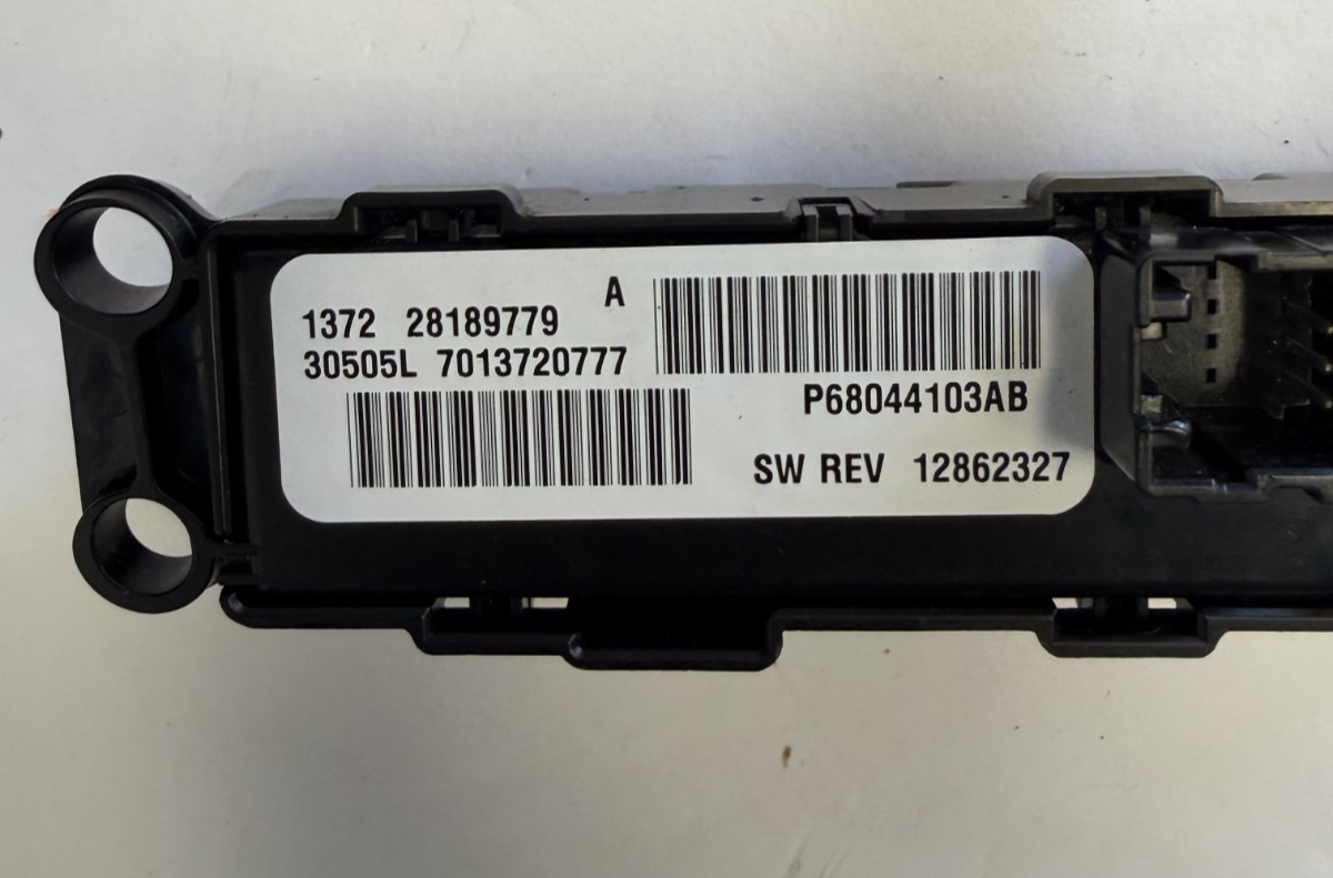 2010-2013 Jeep Patriot Traction Control Hazard Heated Seat Switch 68044103AB