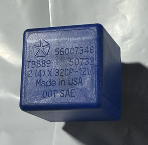 Dodge Ram 1500 2500 3500 Turn Signal Flasher Relay 1997 To 2001 56007348 Blue