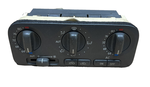 98 99 00 Volvo S70 Automatic AC Heater Temperature Climate Control Panel 9171595