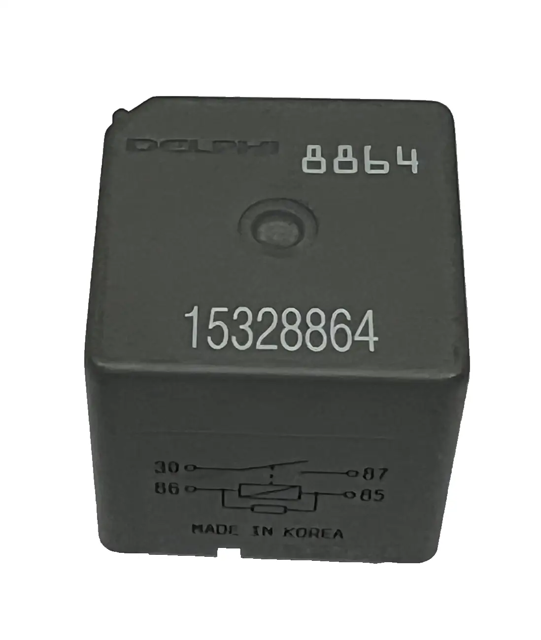 Genuine Delphi Automotive 4 Pin Relay 15328864, 8864 Black by Delphi