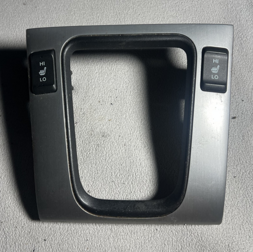 03 04 05 06 07 Honda Accord Shifter Trim Bezel with Heated Seat Switch Gray