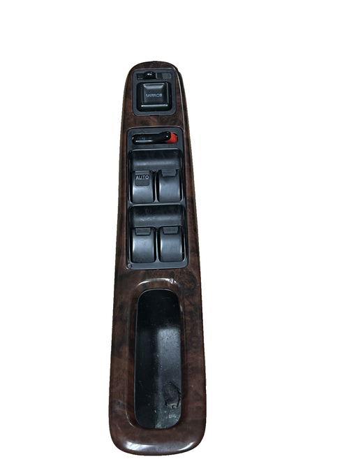 1998-2002 Honda Accord Front Driver Side Master Window Control Switch Woodgrain