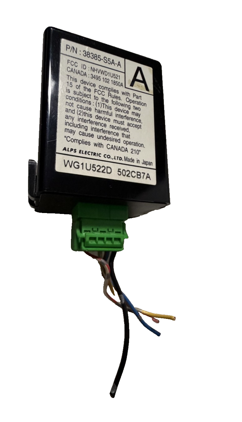 01 02 03 04 05 Honda Civic Keyless Entry Receiver Module 38385 S5A A 502CB7A