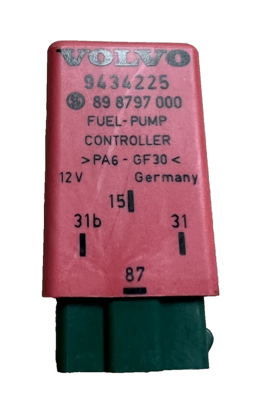 1998-2000 Volvo C70 S70 V70 Fuel Pump Controller Relay 9434225, 89 8797 000