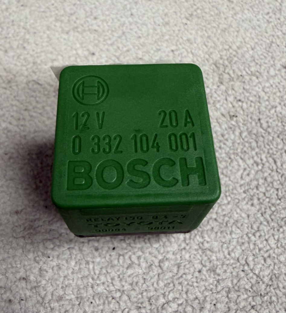 1995-1999 Toyota Avalon Cooling Fan Relay 12V 20A 90084-98011, 0 332 104 001