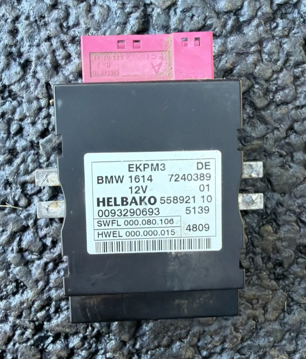 14-18 BMW F32 428i 328i Helbako Fuel Gas Pump Relay Control Module EKPM3 by Helbako