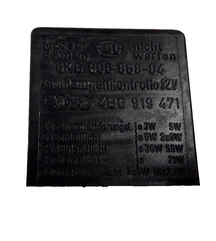 Light Control Relay Module 4B0 919 471, 5KG 006 568 04 fits 1998-2002 Audi A4 A6