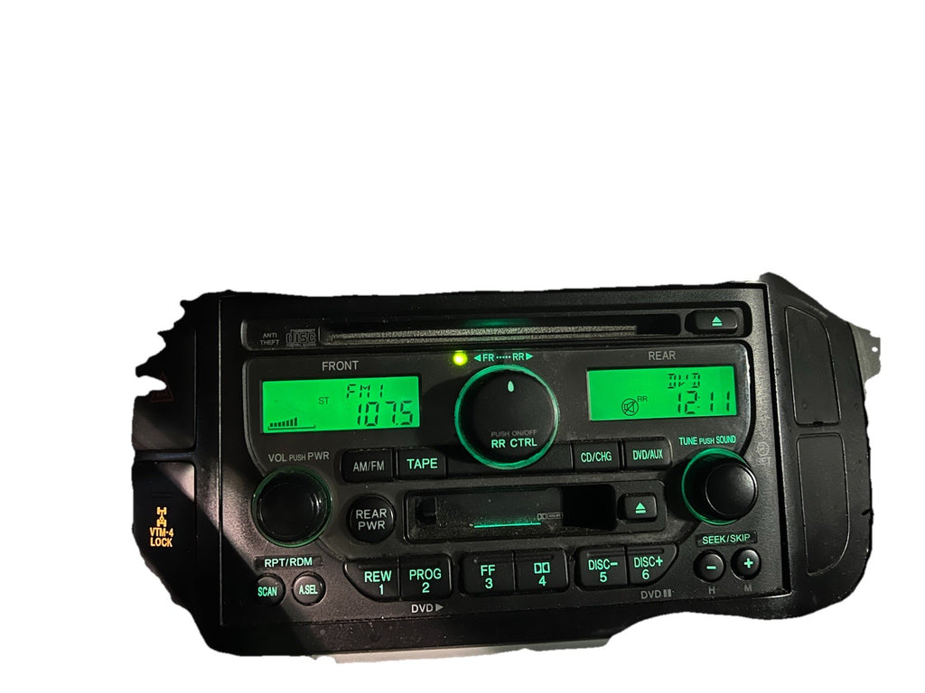 Radio Control Unit FACTORY RADIO CD CASSETTE fits 2003-2004  Honda Pilot