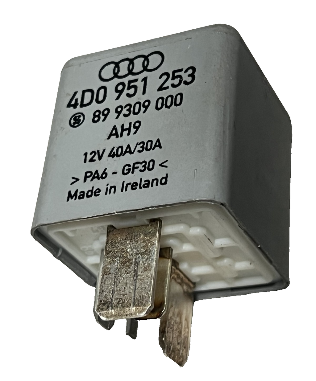 Fuel Pump Relay 12V 40A 30A 4D0 951 253 fits 92-04 Audi S4 S6 A4